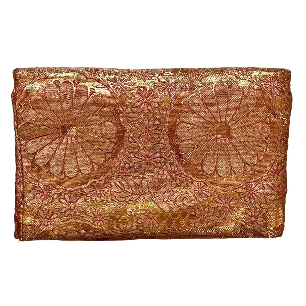 Gimbles Department Store VINTAGE Medallion Fold Over Mini Evening Clutch Bag